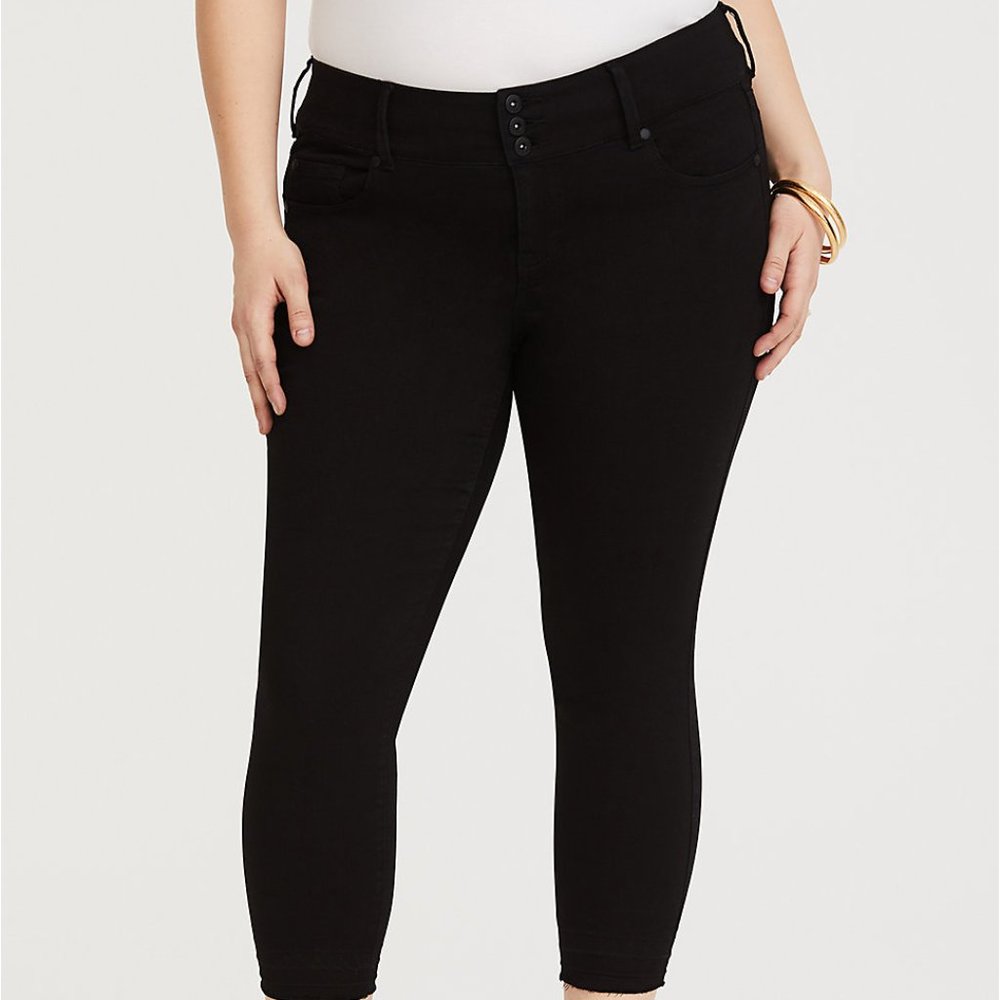 Cropped Jegging - Super Stretch Black